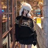 ノルディック柄ニットプルオーバー | Alvia | 詳細画像2 