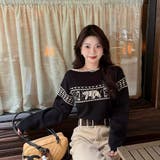 ノルディック柄ニットプルオーバー | Alvia | 詳細画像10 