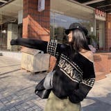 ノルディック柄ニットプルオーバー | Alvia | 詳細画像19 