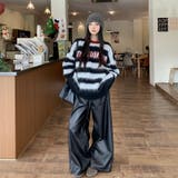 シャキーボーダーニットプルオーバー | Alvia | 詳細画像2 