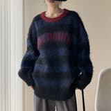 シャキーボーダーニットプルオーバー | Alvia | 詳細画像14 