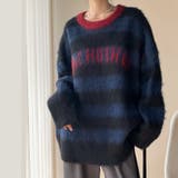 シャキーボーダーニットプルオーバー | Alvia | 詳細画像16 