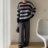 シャキーボーダーニットプルオーバー | Alvia | 詳細画像17 