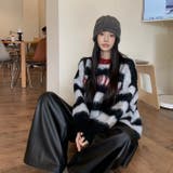 シャキーボーダーニットプルオーバー | Alvia | 詳細画像7 