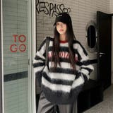 シャキーボーダーニットプルオーバー | Alvia | 詳細画像10 