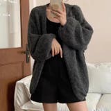 ボリューム袖ニットカーディガン | Alvia | 詳細画像2 