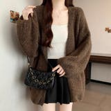 ボリューム袖ニットカーディガン | Alvia | 詳細画像7 