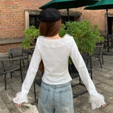 Vネックファー付きトップス | Alvia | 詳細画像4 