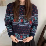 ノルディック柄 ニット | Alvia | 詳細画像2 