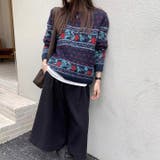 ノルディック柄 ニット | Alvia | 詳細画像13 