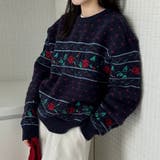 ノルディック柄 ニット | Alvia | 詳細画像5 