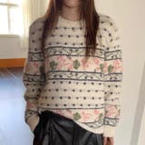 ノルディック柄 ニット | Alvia | 詳細画像9 