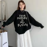 ブラック | ニットプルオーバー | Alvia