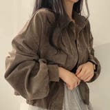 ブラウン | ショート丈シャツ オフィス 春 | Alvia