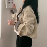 ショート丈シャツ オフィス 春 | Alvia | 詳細画像3 