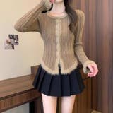 ニットカーディガン 春 韓国 | Alvia | 詳細画像18 