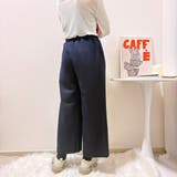 イージーパンツ/ウール混ハイウエストパンツ | Alvia | 詳細画像4