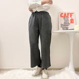 イージーパンツ/ウール混ハイウエストパンツ | Alvia | 詳細画像6