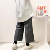 イージーパンツ/ウール混ハイウエストパンツ | Alvia | 詳細画像7