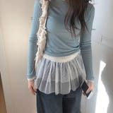 チュールドットラップミニスカート | Alvia | 詳細画像6
