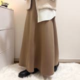ベージュ | Aラインロングスカート | Alvia