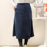 ネイビー | ロングスカート | Alvia