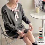 セットアップ ニットプルオーバー&ミニスカート 2点セット | Alvia | 詳細画像1