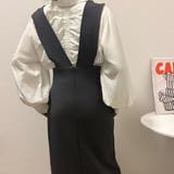 ダブルクロス深Vサロペットワンピース | Alvia | 詳細画像6