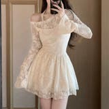 オフショルダーレースワンピース セクシー オフィス | Alvia | 詳細画像6 