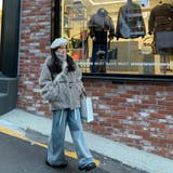 フェイクもこもこファーコートハイネック | Alvia | 詳細画像3