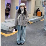 フェイクもこもこファーコートハイネック | Alvia | 詳細画像7