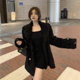 触れたくなるふわふわ感♡エコファーテーラードジャケット/コート | Alvia | 詳細画像19 