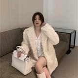 触れたくなるふわふわ感♡エコファーテーラードジャケット/コート | Alvia | 詳細画像8 