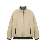 リバーシブルフェイクレザー×ボアアジャケット ブルゾン オーバーサイズ | Alvia | 詳細画像5 