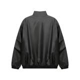 リバーシブルフェイクレザー×ボアアジャケット ブルゾン オーバーサイズ | Alvia | 詳細画像6 