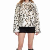 ヒョウ柄ファーコート | Alvia | 詳細画像4 