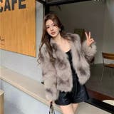 フェイクファーショートジャケット | Alvia | 詳細画像24 