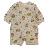 Eファストフード/クリーム | 子供服 長袖 カバーオール | chil2