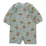 Fファストフード/ミント | 子供服 長袖 カバーオール | chil2