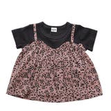 Iレオパード・ピンク | 半袖 キャミ付きTシャツ 子供服 | chil2
