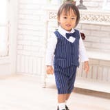 Aピンストライプ/ネイビー | フォーマル カバーオール ベビー服 | chil2