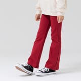 ワインレッド | キッズ パンツ フレア | chil2