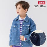 chil2（チルドレンツウシン） | エドウィン ジャケット アウター 子供服 キッズ ベビー服 長袖 ロゴ 男の子 女の子 アウター Gジャン デニム EDWIN 秋冬服 100 110 120 130cm