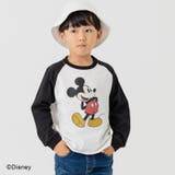 Aラグラン/ブラック | ミッキーマウス 長袖 Tシャツ | chil2