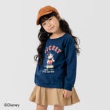 Cセットイン/ネイビー | ミッキーマウス 長袖 Tシャツ | chil2