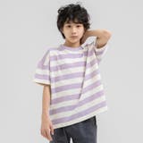 Dラベンダー | 子供服 ボーダー 半袖 | chil2
