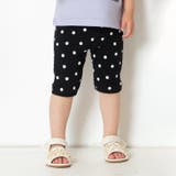 Fドット/ブラック | 子供服 5分丈 レギンス | chil2
