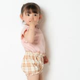 Bチェック/ベージュ | ベビー服 ブルマパンツ 子供服 | chil2