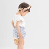 Fフラワー/ブルー | ベビー服 ブルマパンツ 子供服 | chil2
