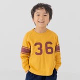 Iナンバー/マスタード | キッズ 長袖 Tシャツ | chil2
